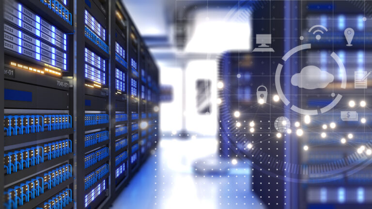 Shot,Of,Data,Center,With,Multiple,Rows,Of,Fully,Operational